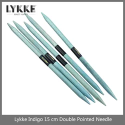 LYKKE INDIGO 15cm Double Pointed Knitting Needle