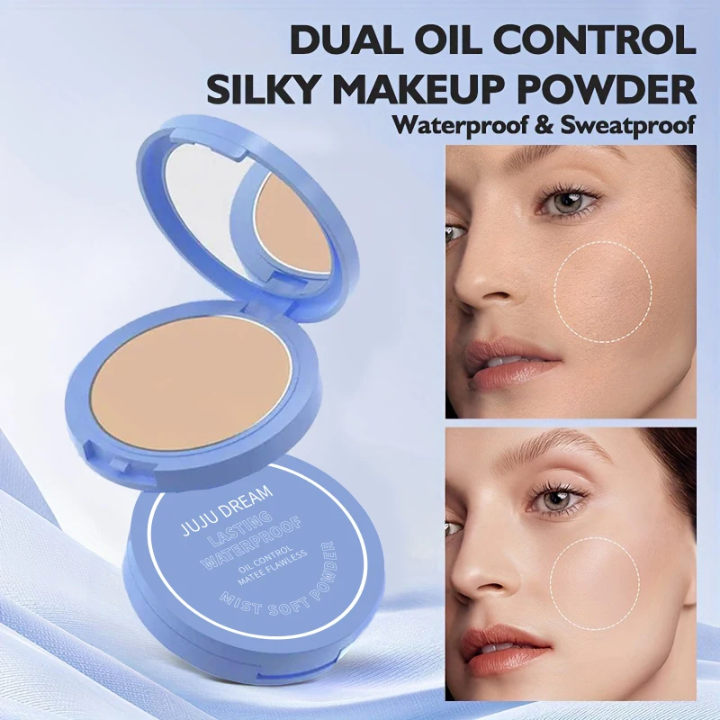 Oil-controlling concealer, soft-focus setting powder, covers pores, Japanese and Korean cosmetics, a summer essential.