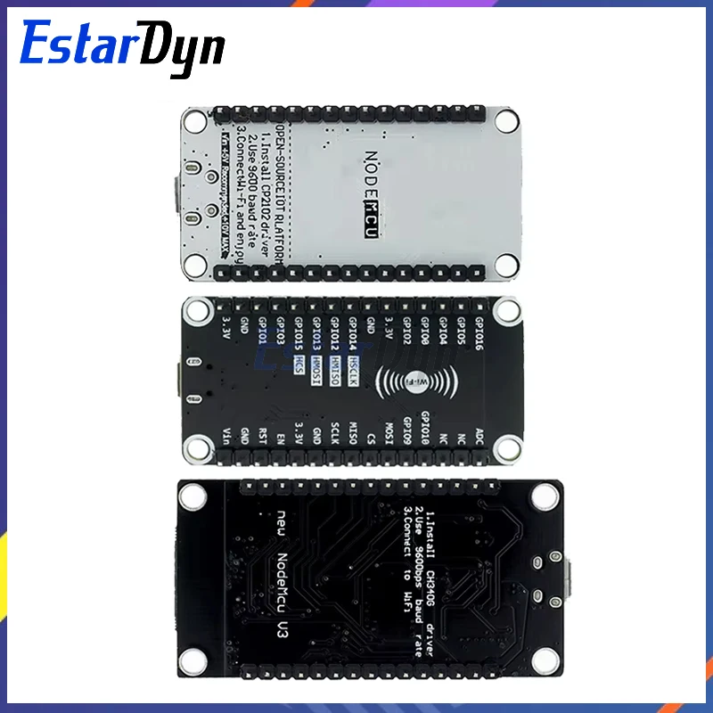 Wireless Module CH340/CP2102 NodeMcu V3 V2 Lua WIFI Internet of Things Develop Board based ESP8266 ESP-12E with PCB Antenna