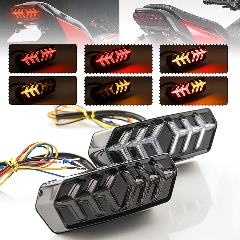 オートバイ-led-点滅ランニングターンテールライトホンダ-msx125-grom125-cb650f-cbr650-ctx700-統合テールライト