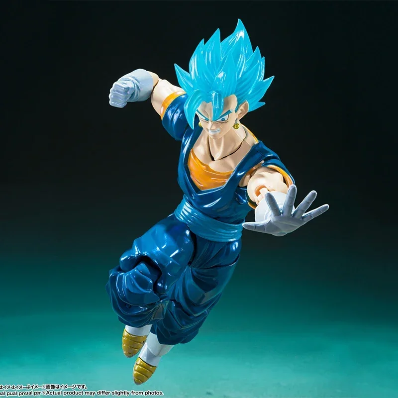 ของแท้ Bandai S.H.Figuarts Dragon Ball Super Saiyan พระเจ้า Vegetto Action อะนิเมะรูปตุ๊กตาสะสมรูปปั้นเครื่องประดับของขวัญ