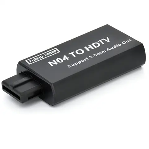 게임 콘솔 N64 to HDMI 호환 컨버터 어댑터, 플러그 앤 플레이, SNES SFC NGC HDMI 어댑터, 3.5mm 오디오 출력