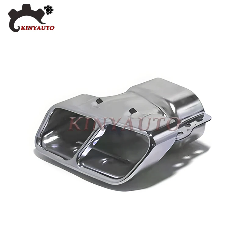 For Benz S300L S350L S400 S500 S600L 10-13 Rear Bumper Muffler Trim Cover Rear cylinder Exhaust Pipe Frame Rear Exhaust End