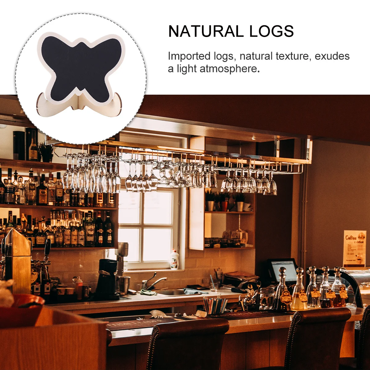 10 قطع سبورة خشبية صغيرة لوحة رسائل صغيرة لتزيين سطح المكتب زينة سبورة خفيفة الوزن لحفلات الحرف اليدوية للأطفال #6