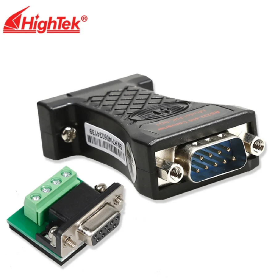 HighTek-Adaptador de datos en serie, convertidor de HK-801 Rs485, comunicación de interfaz de RS-232 a RS-485