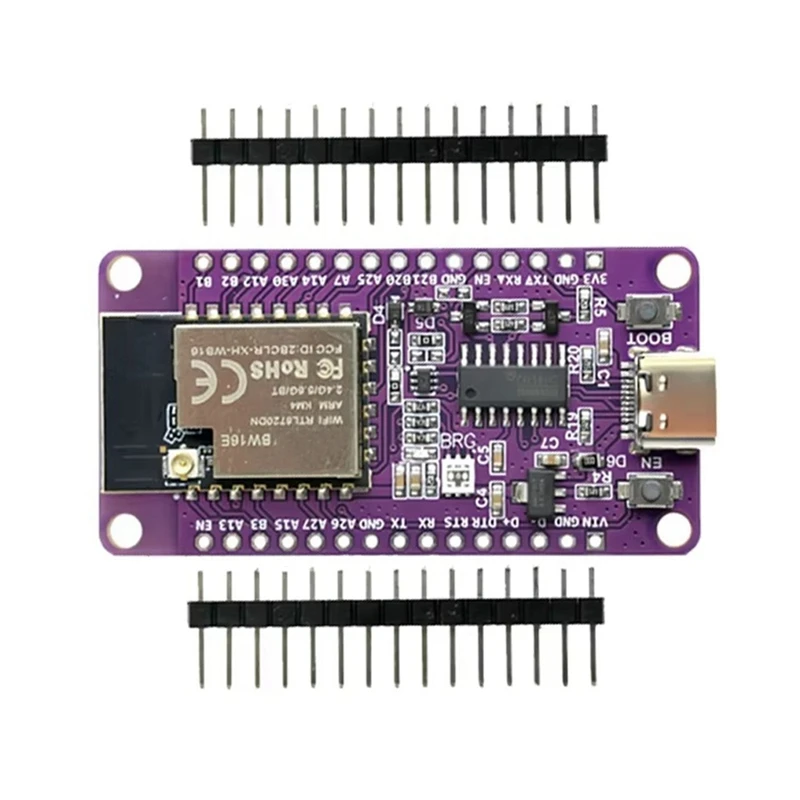 RTL8720DN Dual-Band Wifi Bluetooth Module NICEMCU BW16 Development Board Onboard IPEX Antenna,