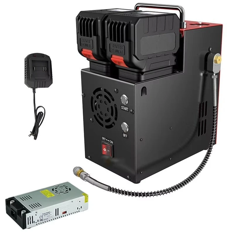High Pressure 4500psi 110V/220V 4500psi Air Compressor 18v Portable Air Compressor with Battery Charger