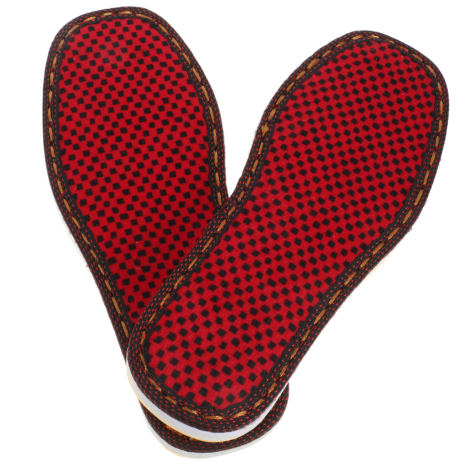 

Slipper Sole Anti skid Oxford Wear resistant Comfortable H made Insoles Foot Pads Accessories Non slip DIY Family Gift Winter