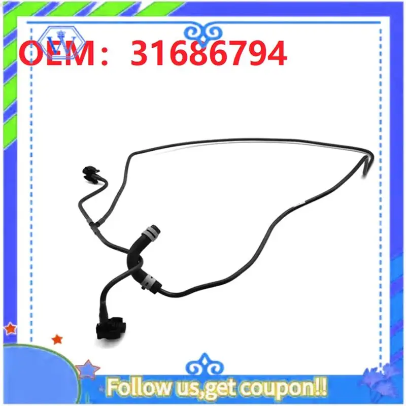 M46K-31686794 Selang Pernafasan Pipa Tangki Pendingin untuk Aksesori Suku Cadang Pengganti Volvo V40