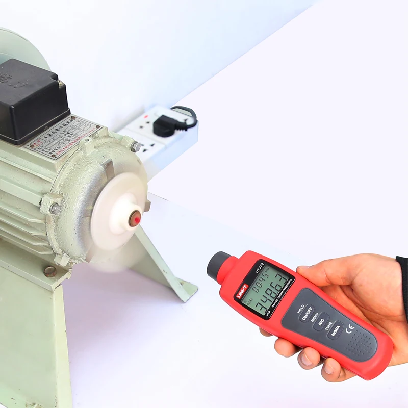 UNI-T UT370 Series Non-Contact Tachometer UT371 UT372;Optoelectronic Digital Tachometer/RPM Measurement 10RPM to 999999RPM