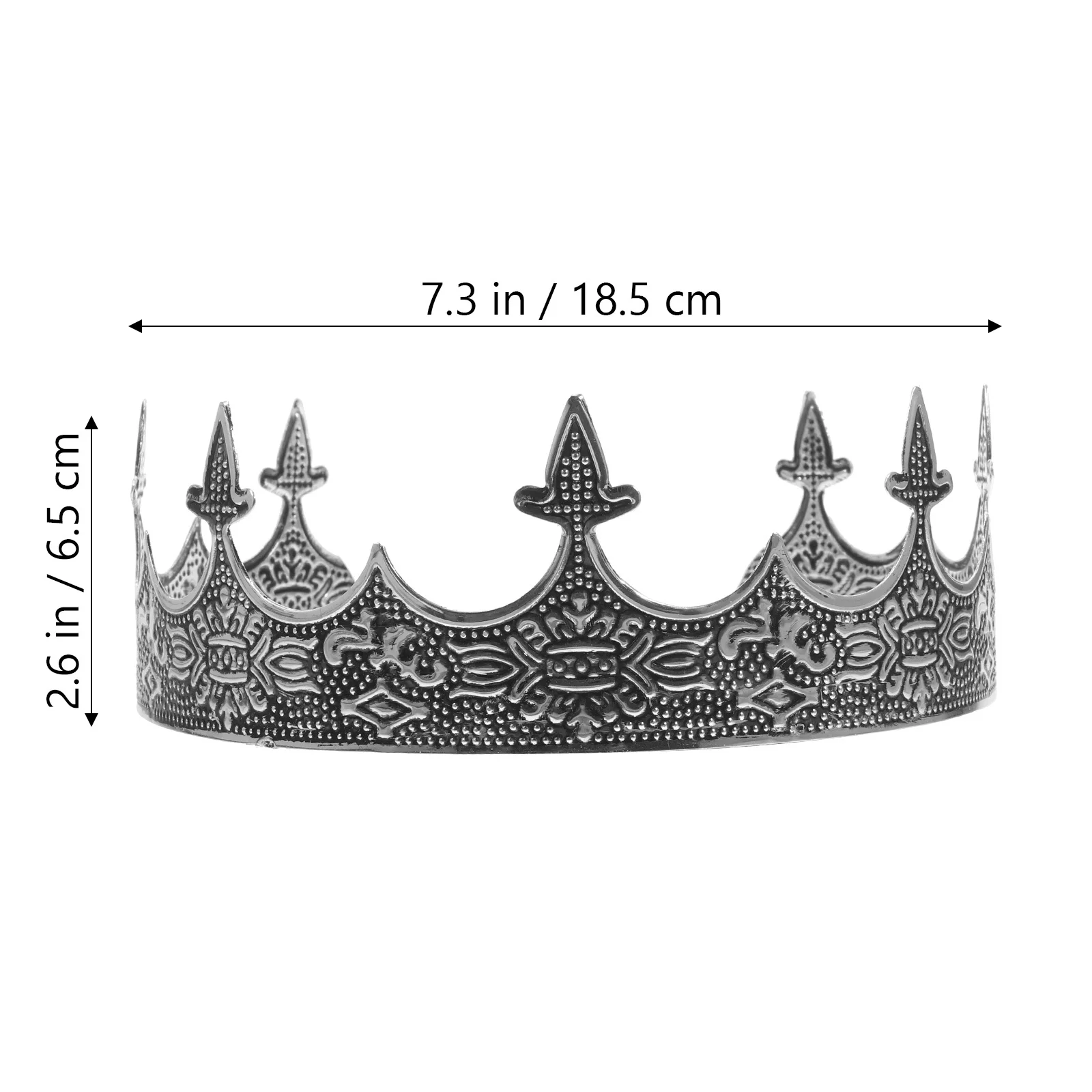 Beaupretty Golden Headband for Men Women Gothic Medieval Costume Accessory Cosplay Party Retro Headdress Jewelry