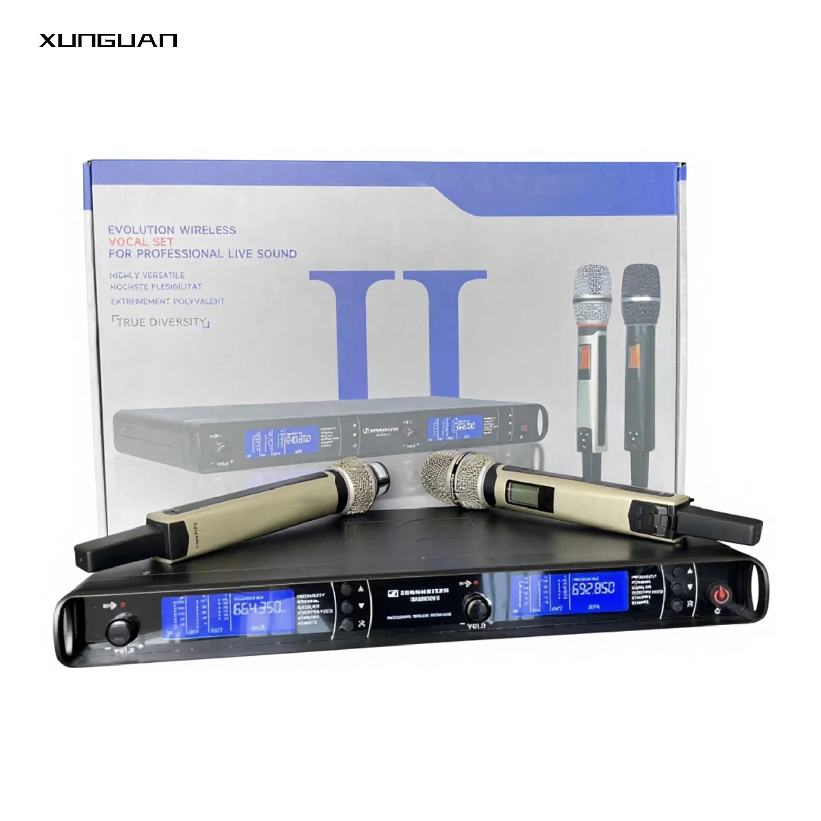 

SKM9000ii UHF Professional Wireless Metal Microphone Dynamic Handheld Mic For Karaoke/Singing/Speech/Stage Performance/Church