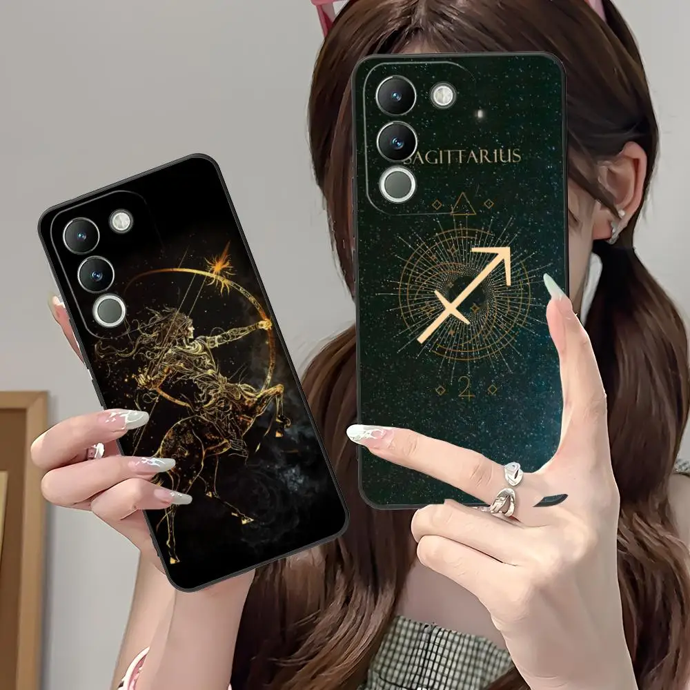 

Чехол для телефона с изображением знака зодиака Стрелец для VIVO V60 V50 V40 V30 V29 V27 V25 V23 Pro Lite 5G, чехол с цветным принтом для мобильных телефонов