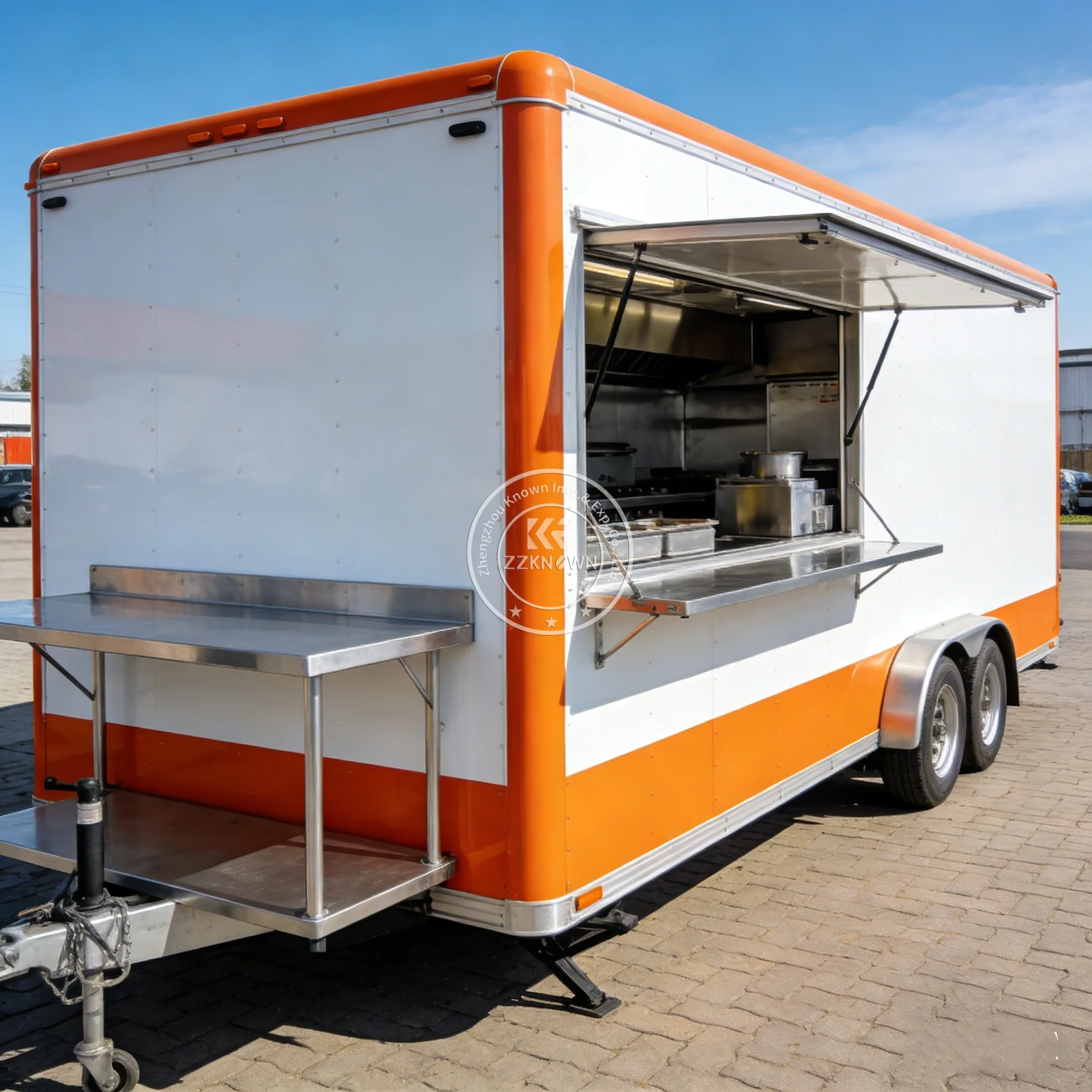 

New Multi-Functional Food Trailer for Diverse Dietary Needs & Fresh Food Serving Options