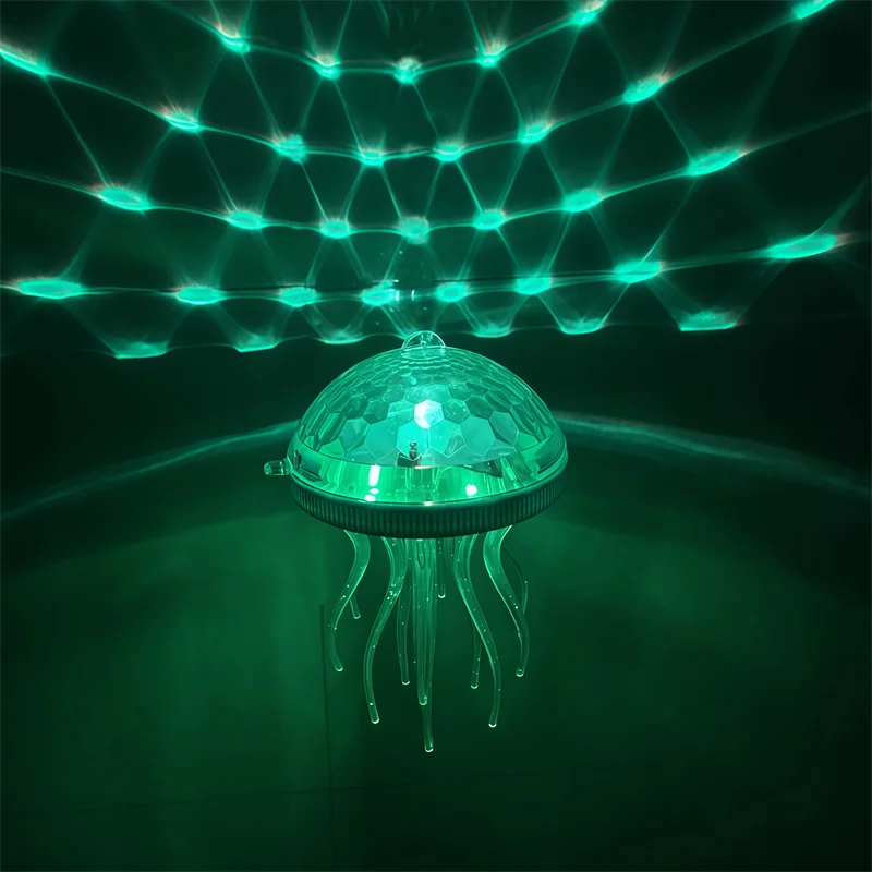 Colorful Change Submersible Underwater Lighting Jellyfish Lamp Floating Light Bathroom Atmosphere Lamps Pool Night Projection