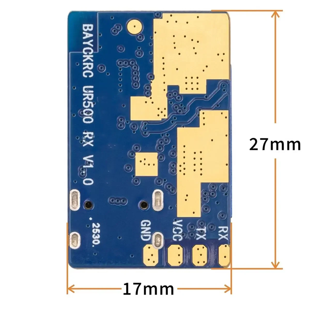 AvaCoreNew Electronics UR500 Dual Band RX Receiver 868MHz 900MHz 2.4GHz Frequency For RC FPV Traversing Racing Drone Parts Acces