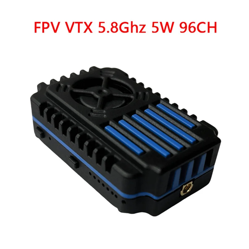 AS96-5.8 Ghz 5 W VTX 96CH เครื่องส่งสัญญาณวิดีโอ FPV ไร้สาย VTX โมดูลเสาอากาศพร้อมเสาอากาศสําหรับ FPV ยาว RC Drone