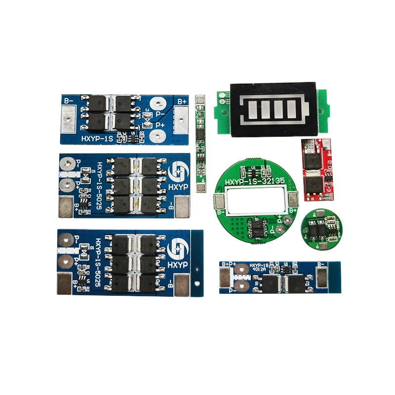 도매 3.2V 3.7V 1S BMS 2.5A 3A 4A 5A 10A 12A 16A 25A 18650 Lipo/Lifepo4 이온 배터리 용 배터리