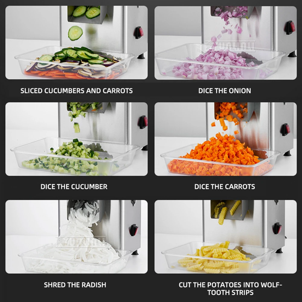 Potato Carrot Dicer Shredder Kitchen Electric Vegetable Slicer Electroménager De Cuisine