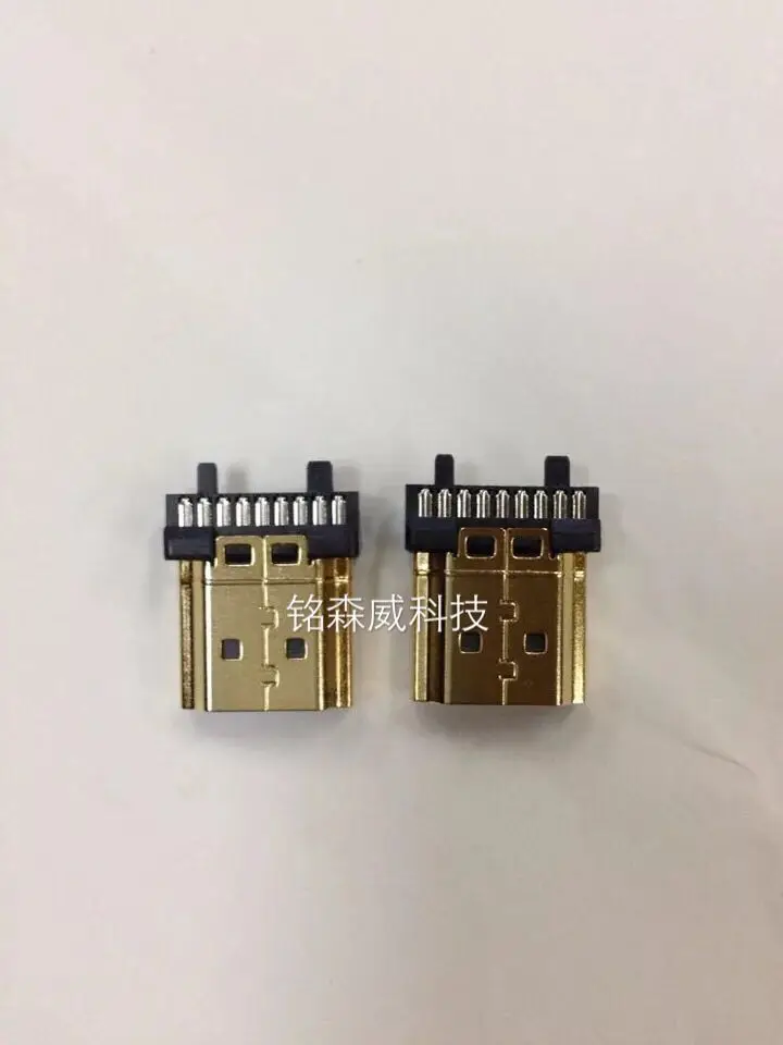 

For Factory direct HDMI connector, plug DIY HDMI welding head 19pin male welding wire integrated
