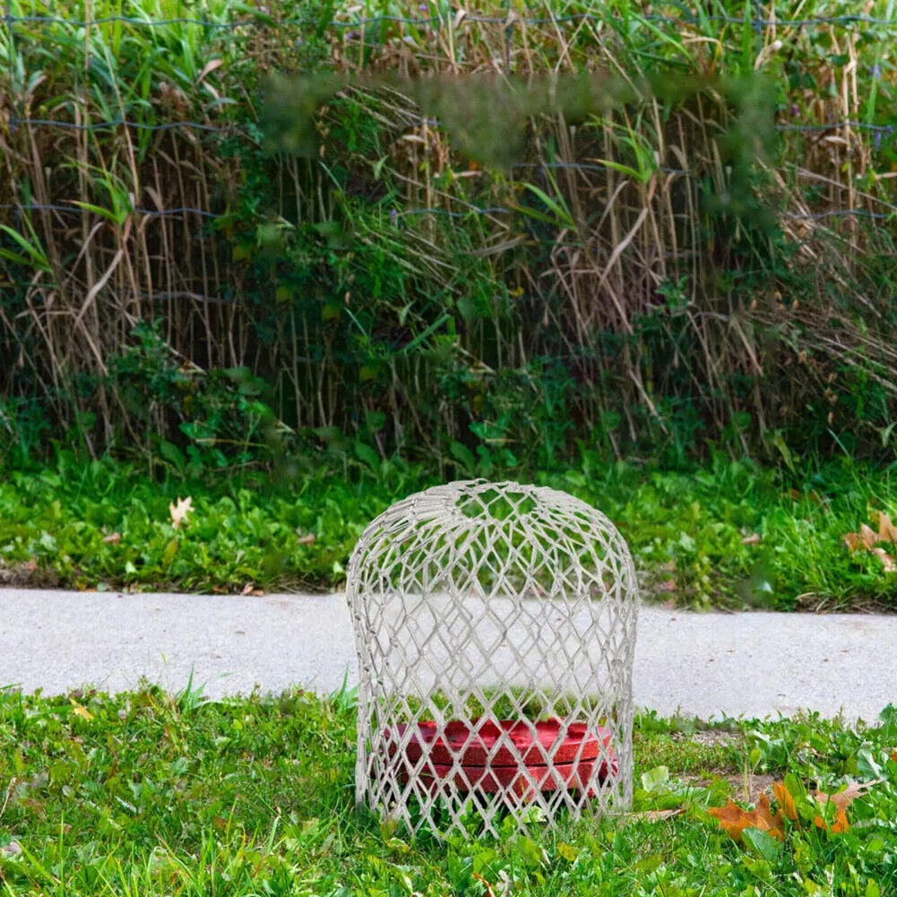 4 PCS Gutter Aluminum Mesh Gutter Leaf Debris Mud Trap Guards Drain Pipe Cover Downpipe Gutter Guards Set