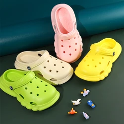 New Parents-Chid Women Girls Boys Beach Cute Mules Clogs Garden Sandals Slippers Shoes30 31 32 33 34 35 36 37 38 39 40 41