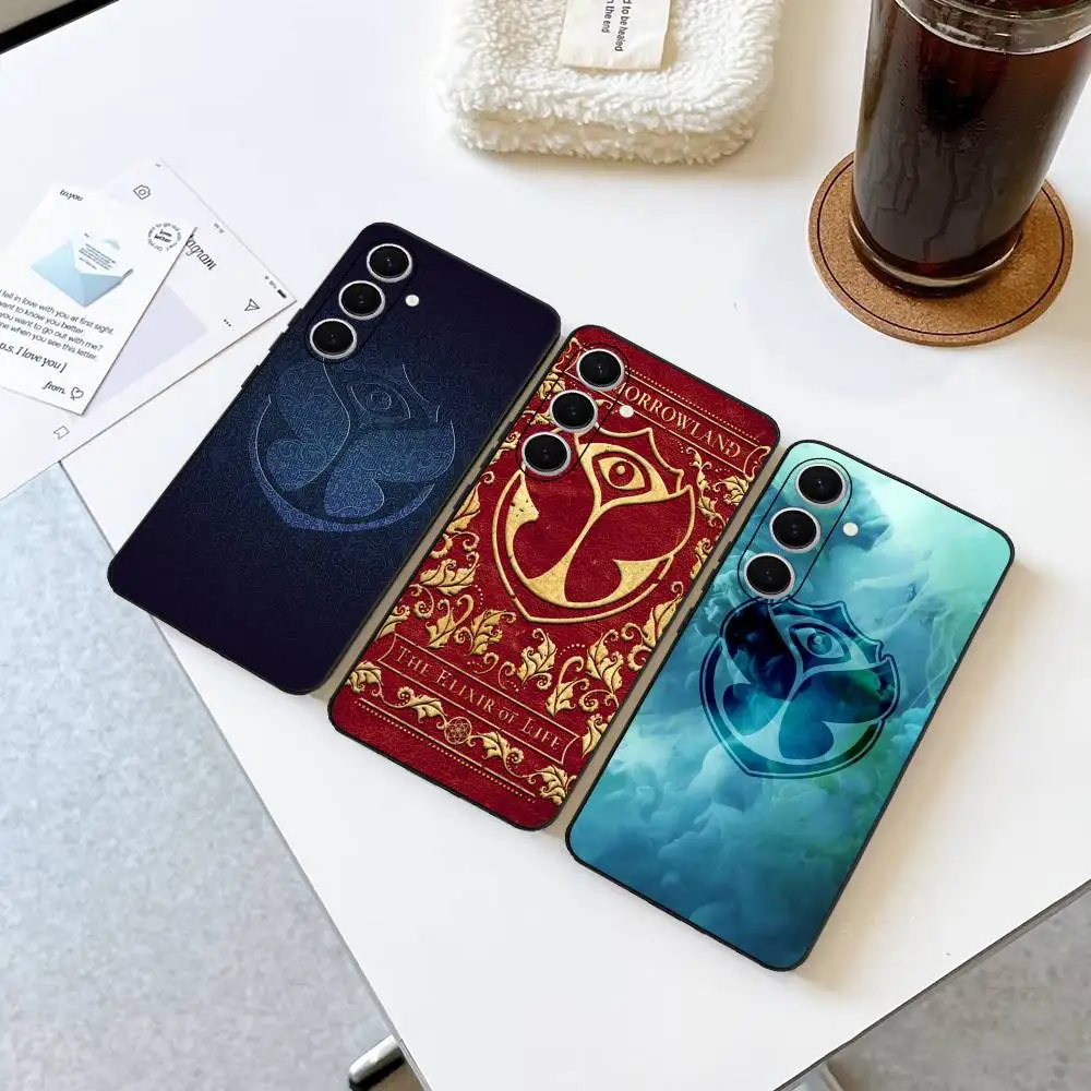 T-tomorrowland Logo Phone Case For Samsung S 24 Fe 25 Ultra Plus 20 Lite 21 30 22 23 24 22 Ultra 5G Fundas