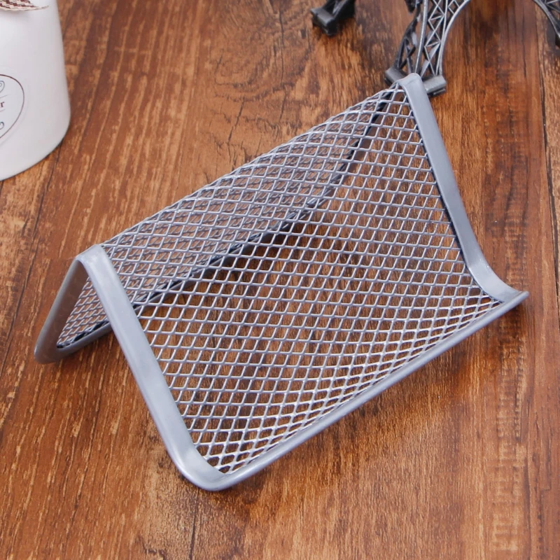 Metal Mesh Business Card Holder For Desk Office Business Card Holder Collection