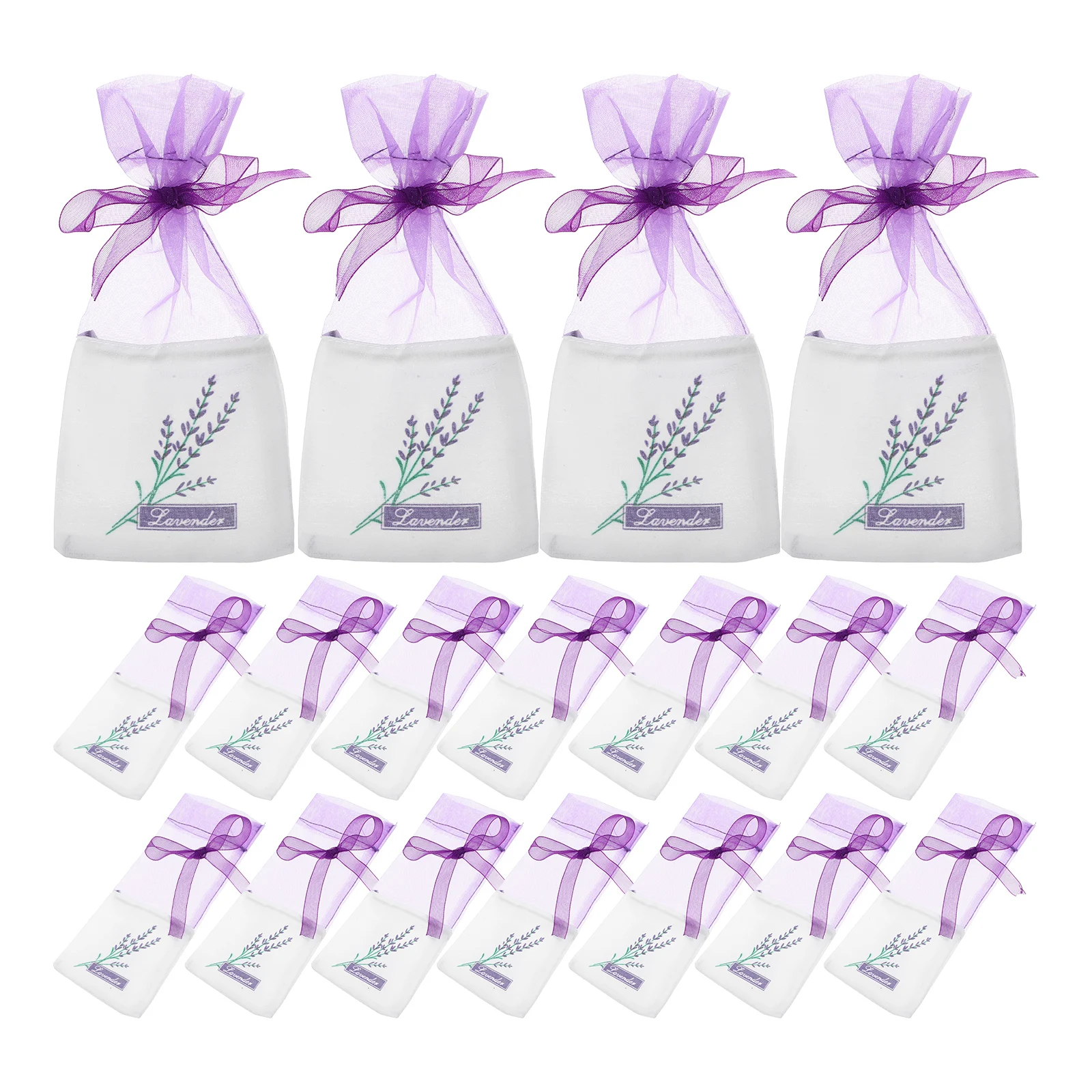 

60pcs Lavender Sachet Bags Empty Fragrance Dried Flower Storage Deodorant Small Pouches Jewelry Organizer Wardrobe Drawer