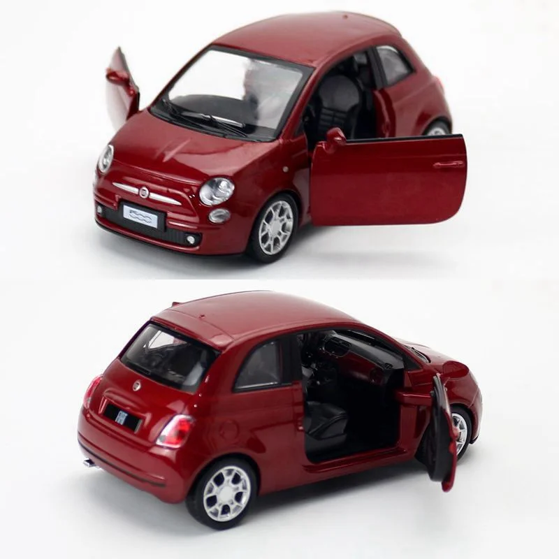 

1:32 Fiat 500 Alloy Mini Car Model Diecast Metal Toy Vehicles Car Model High Simulation Miniature Scale Collection Car Toys