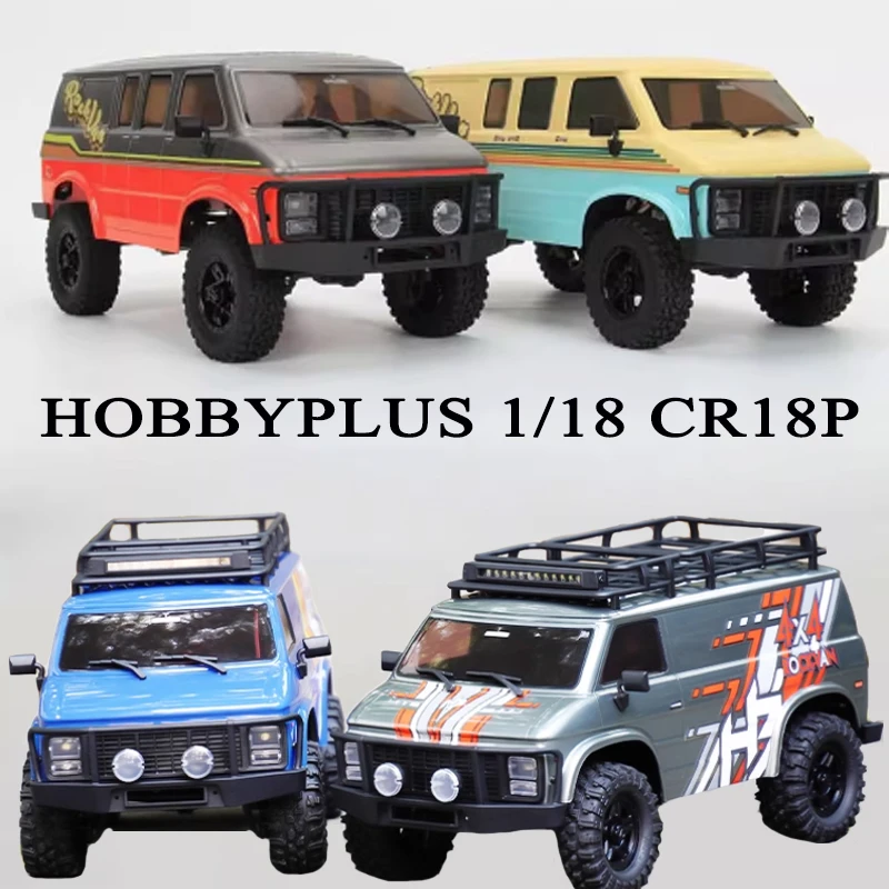 

Hobbyplus 1/18 Cr18p Evo V2 Rock Van Rock Truck Пульт дистанционного управления Матовый полноприводный 2s Внедорожник для скалолазания RTR