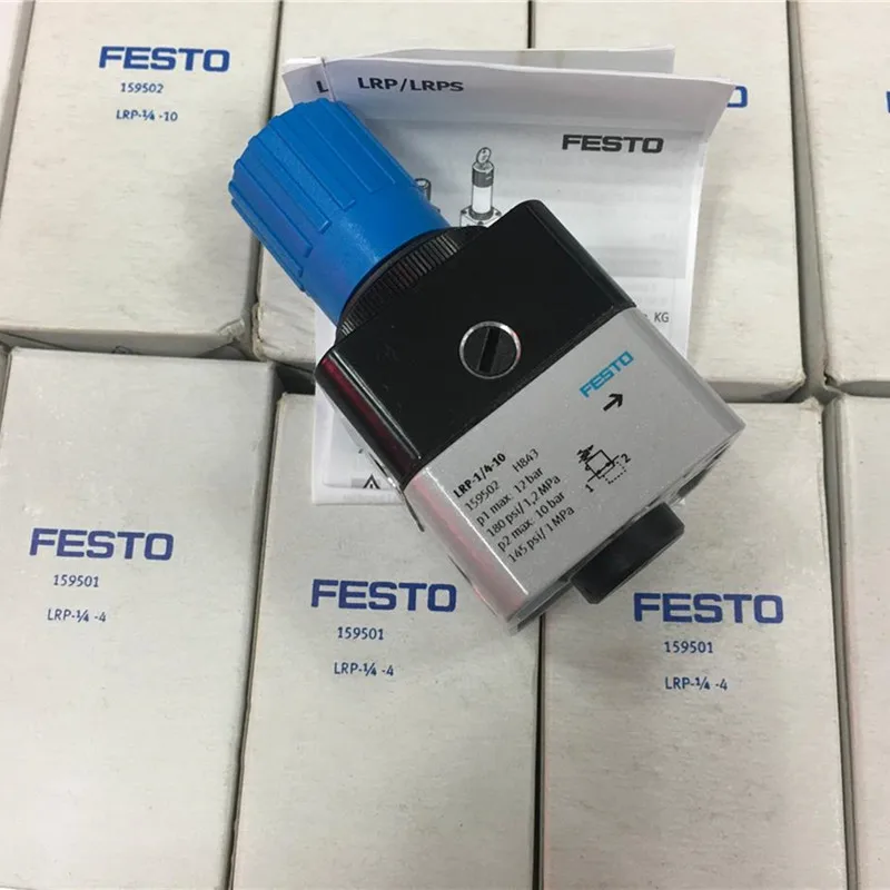 

FESTO Precision pressure reducing valve LRP-1/4-2.5 162834 LRP-1/4-4 159501 LRP-1/4-0.7 159500 LRP-1/4-10 159502