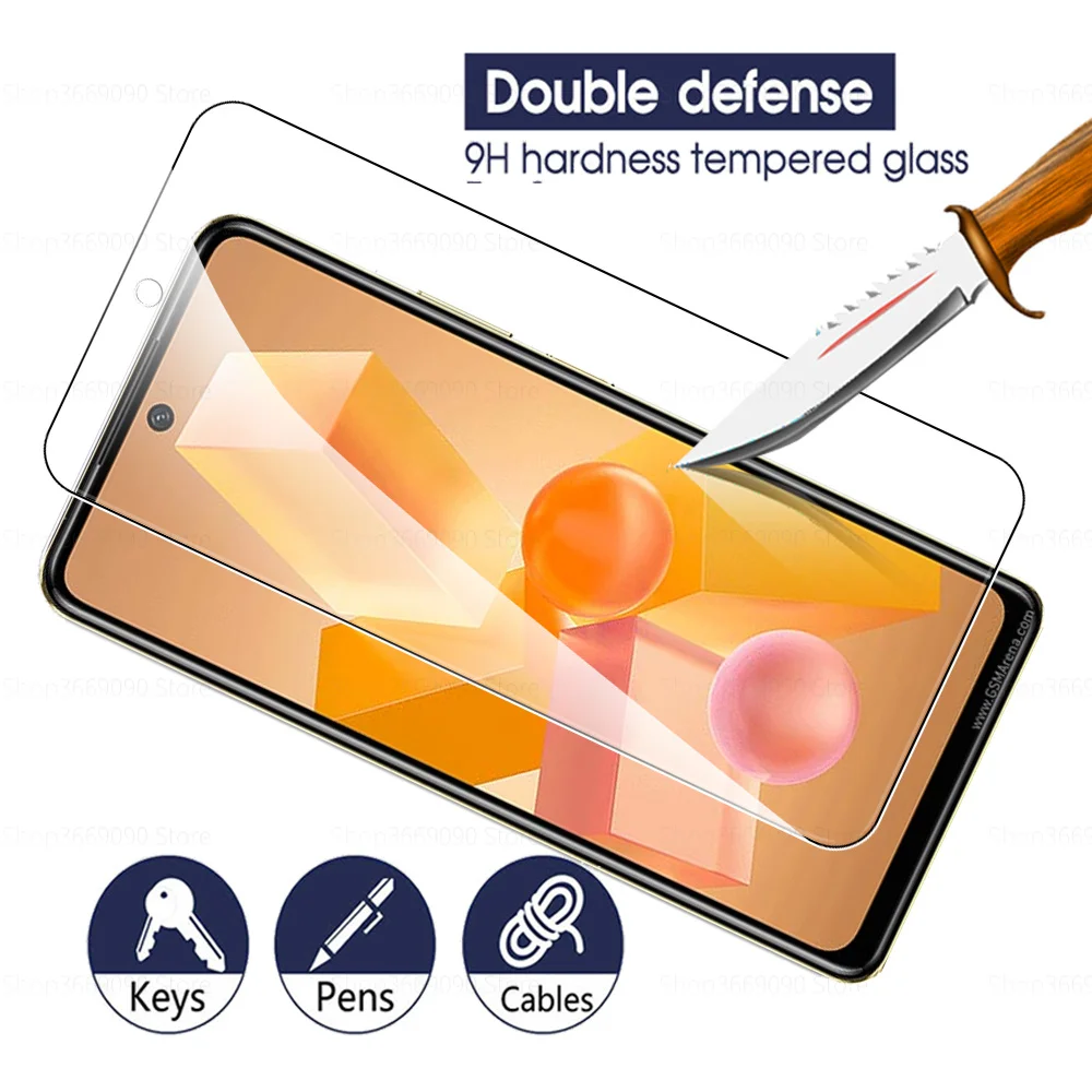 2To1 Tempererd Glass Camera Lens Screen Protector For Infinix Hot 40 Pro Phone Protective Glass For Infinix Hot 40i Hot40 40Pro