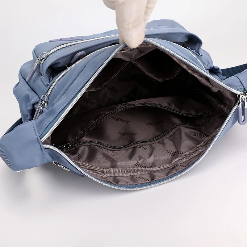 Oxford-Sac messager grill pour femme, sac en toile multicouche, sac de loisirs, grande capacité, initié, nouveau, 2023