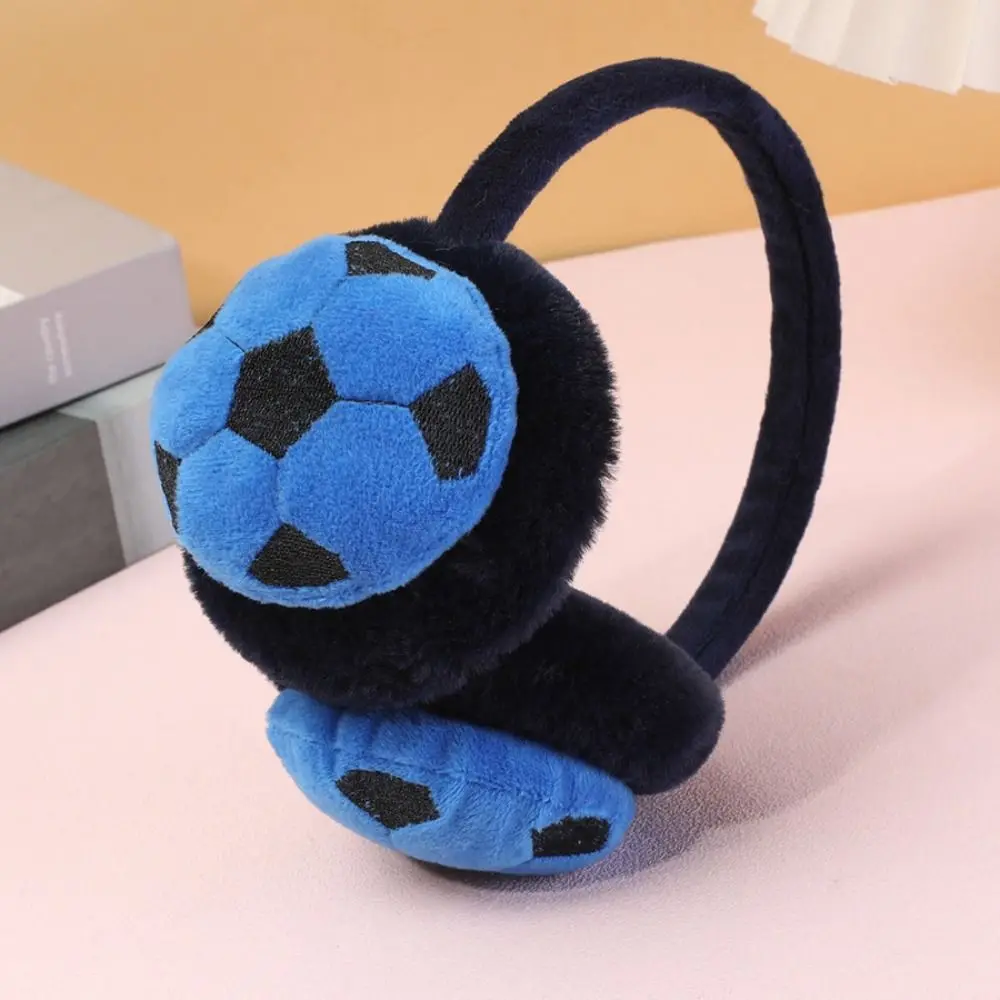 Fashion Plush Football Ear Warmer Anti-Freeze Thickened Ear Cover Keep Warm Ear Protection Earmuff for Children’s Gifts