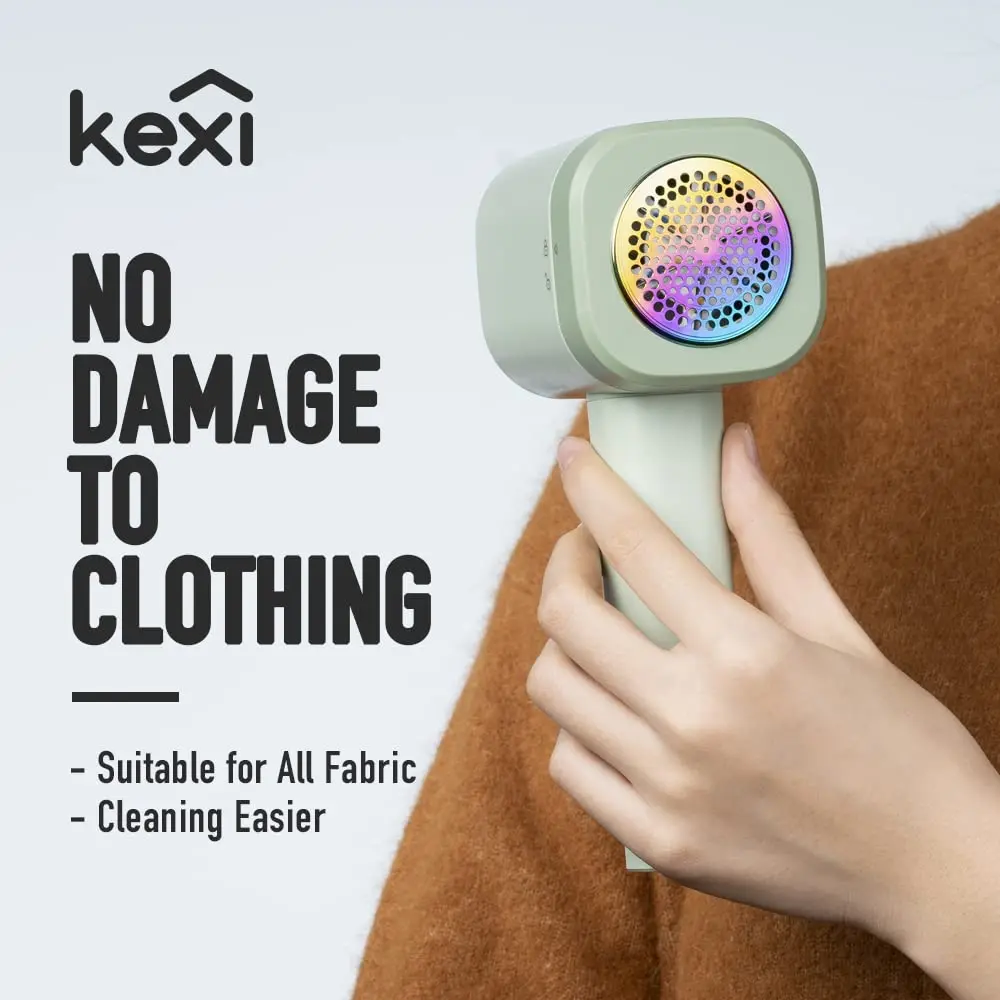 Kexi Clothes Hair Remover，plus the usb-c charging port is handy