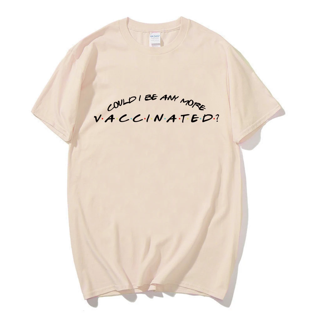 Friends Tv Matthew Perry Could I Be Any More Vaccinated Graphic Fashion T Shirt Streetswear Tees Unisex