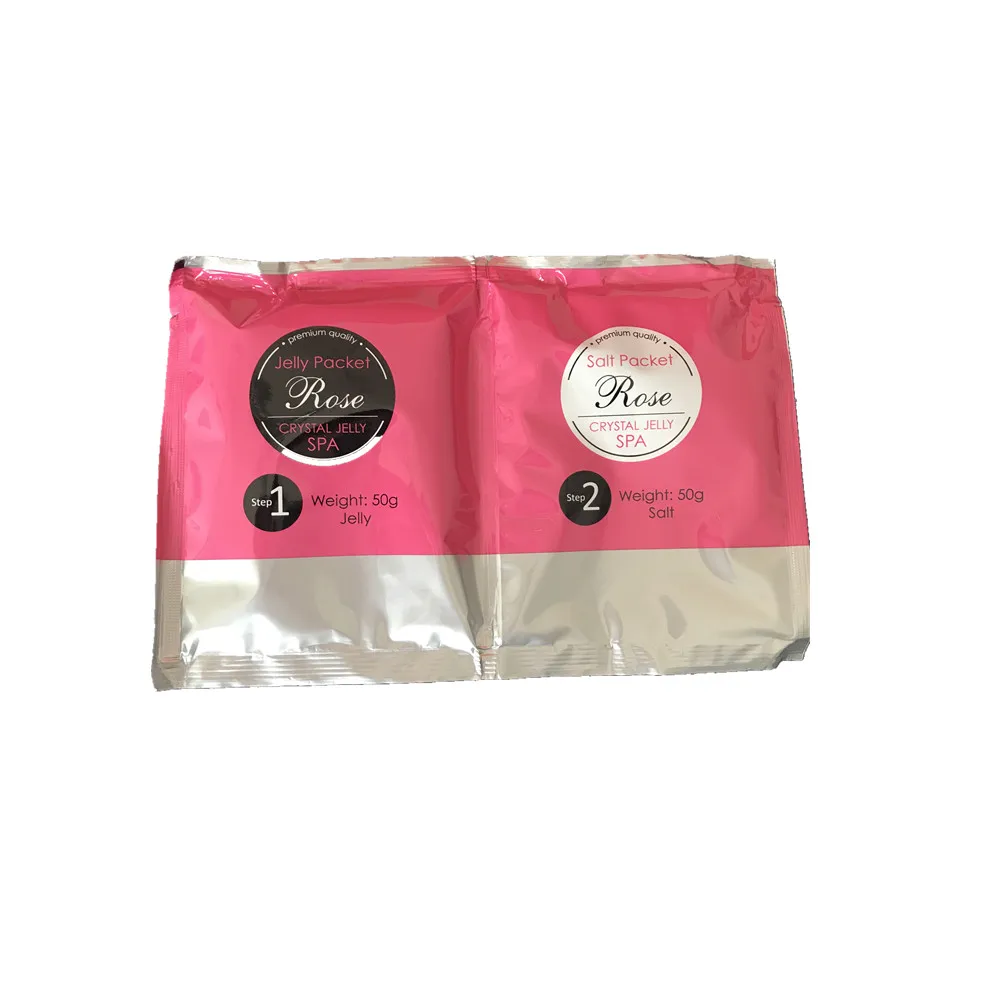 Cristales de rosa de 100g, gelatina para pedicura, baño relajante, sales marinas, SPA