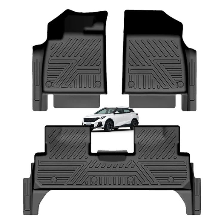 KQXHigh Quality TPE All-Season 5D Car Floor Mats for Trumpchi Gs3 Auto Mat Coverage Durable and Stylish