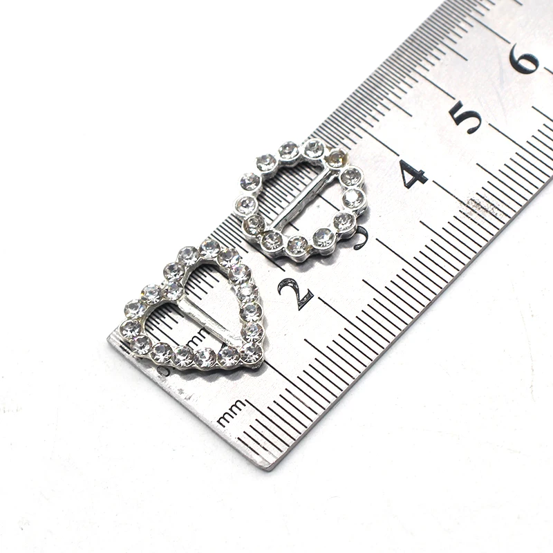 Shiny 28*45MM 5Pcs Crystal Rhinestone Brooch Accessories DIY Wedding Invitation Card Wine Glass Gift Box Creative Decoration