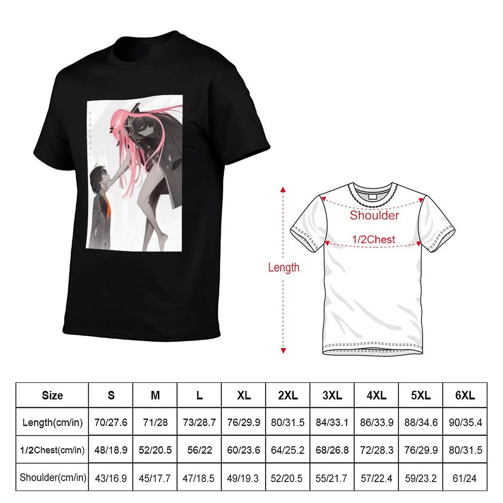 Zero Two T-Shirt anime t shirts essential t shirt mens white t shirts