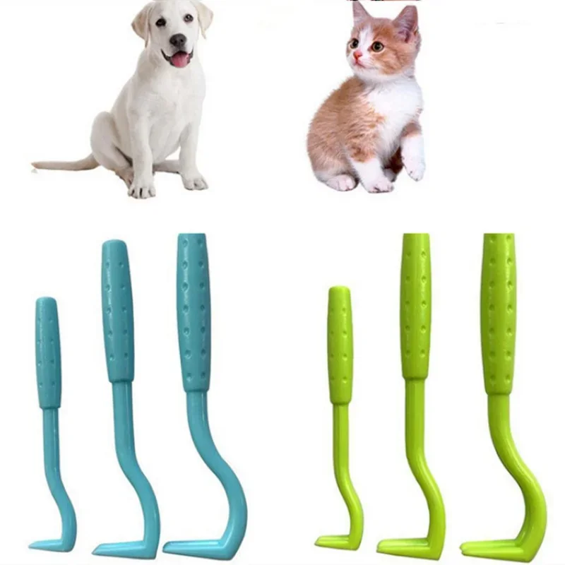 3pcs Flea Remover Hook Tick Remover Tweezer Tick Pull Pet Cat Dog Accessaries Tick Tool Pet Mites Flea Extractor Pet Supplies