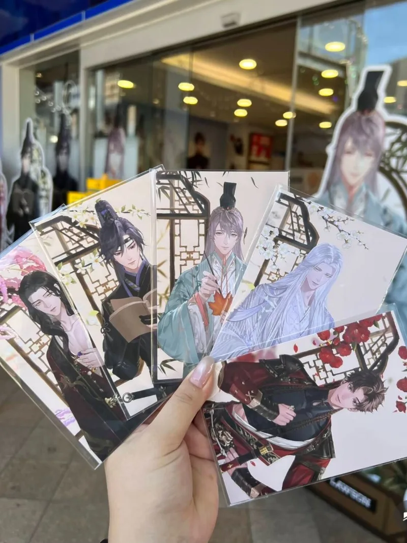 [Offical Collab] Ashes of The Kingdom X Lawson Game Half-Day Leisure Liubian Zuoci Sunce Furong Yuanji Transparent Photo Card
