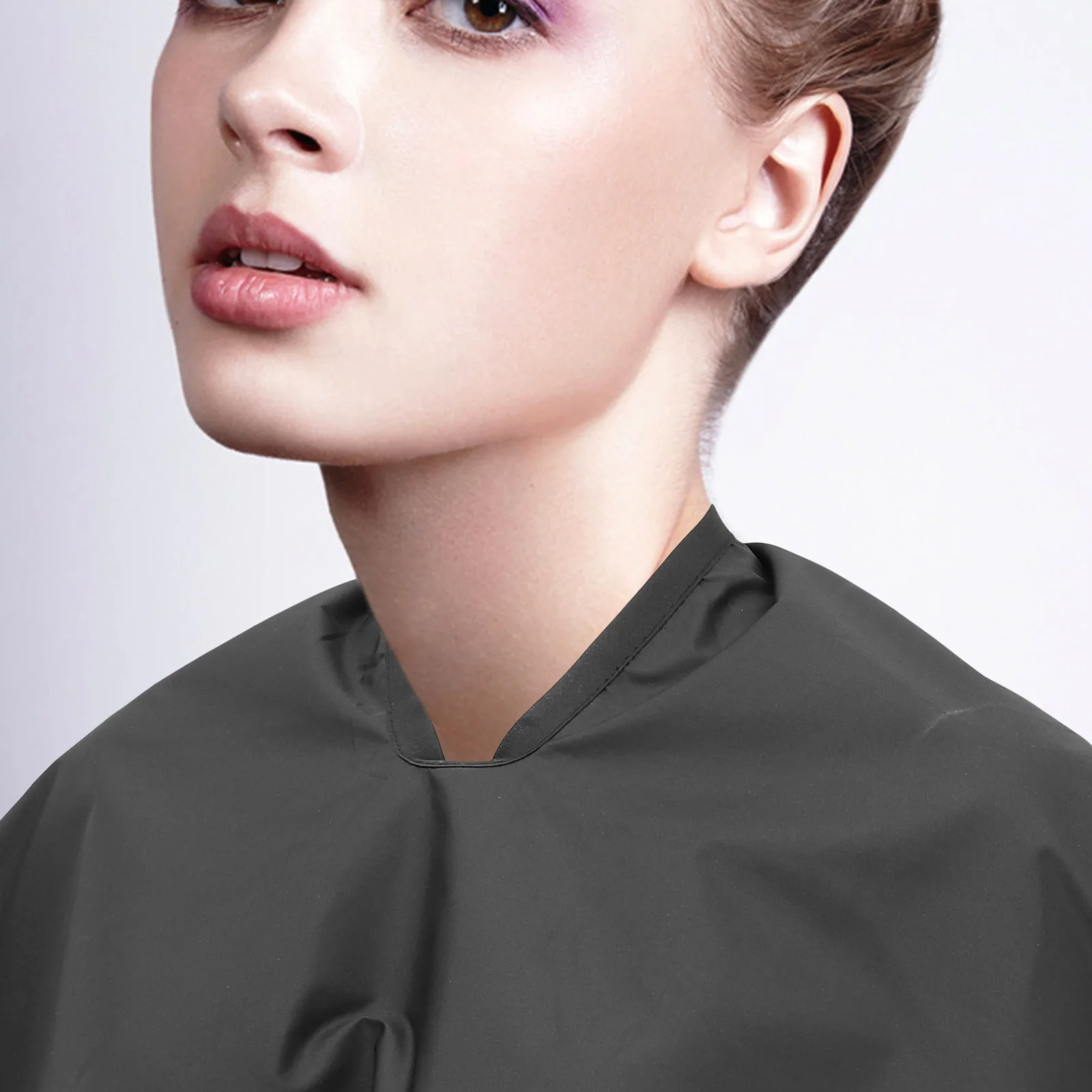 

Waterproof Haircut Apron Unisex Adjustable Neck Cape for Hair Cutting Barber Shampoo Beauty Makeup Home Salon Use