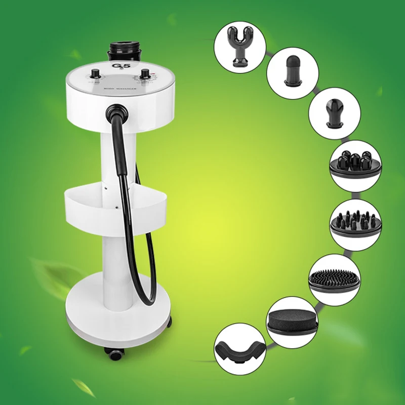 

High Frequency G5 Vibrating Body Slimming Machine Weight Loss Fat Reduce Shaping Massager with 8 Heads Trolley Beauty Instrument