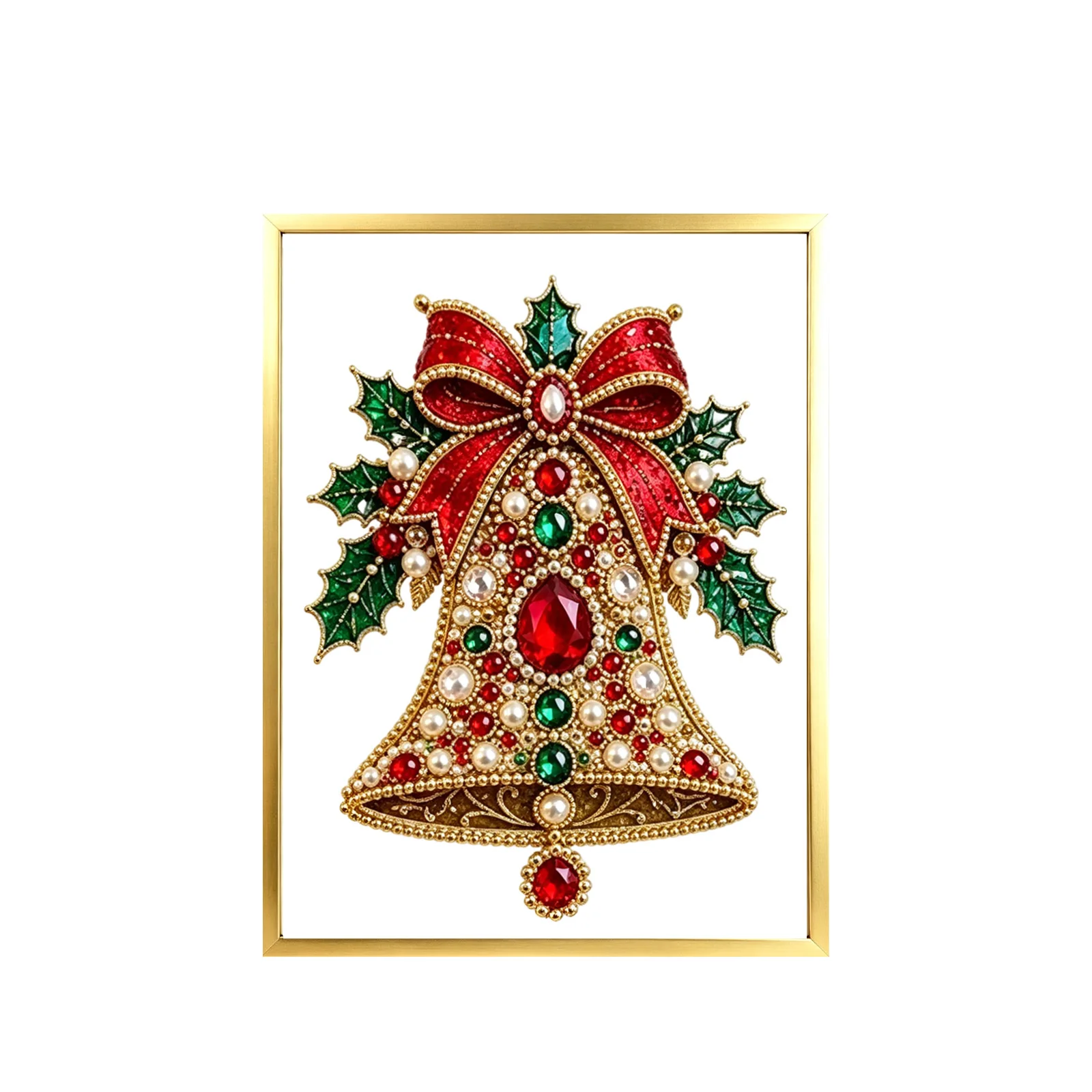 Christmas DIY Diamond Painting Kit For Adults Kids Gem Crystal Art Picture Santa Reindeer Xmas Tree Gift Box Wreath Home Wall Decor Handmade Craft Christmas Gift