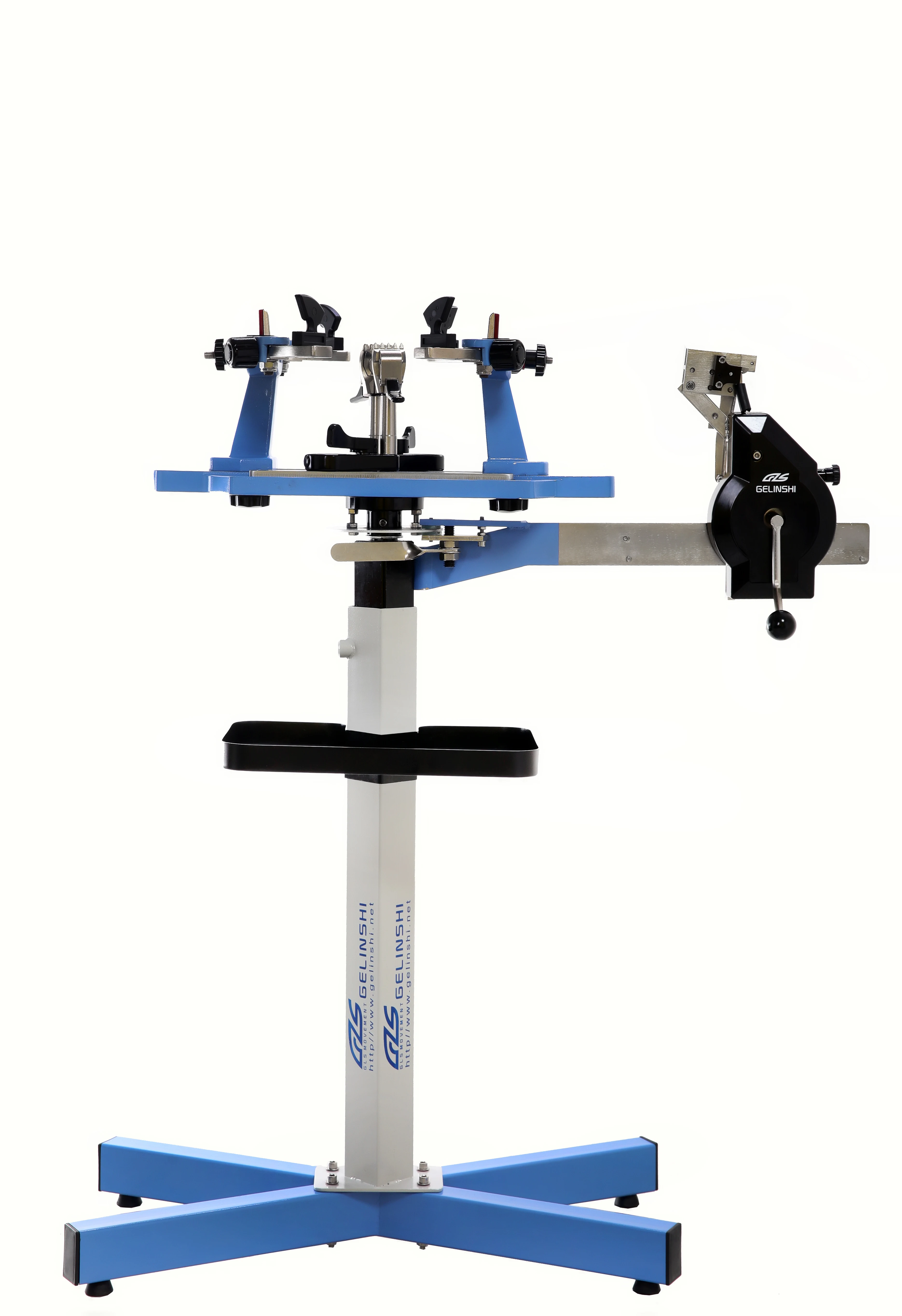GLS-16406 Rotary Elastic Clamp Stand Manual Badminton Tennis Racket Stringing Machine