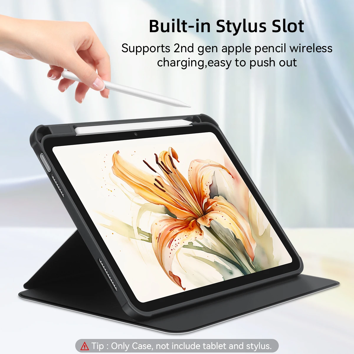 3 Fold Case for ipad Air 7th Gen Case for ipad A16 11/10th 10.2 