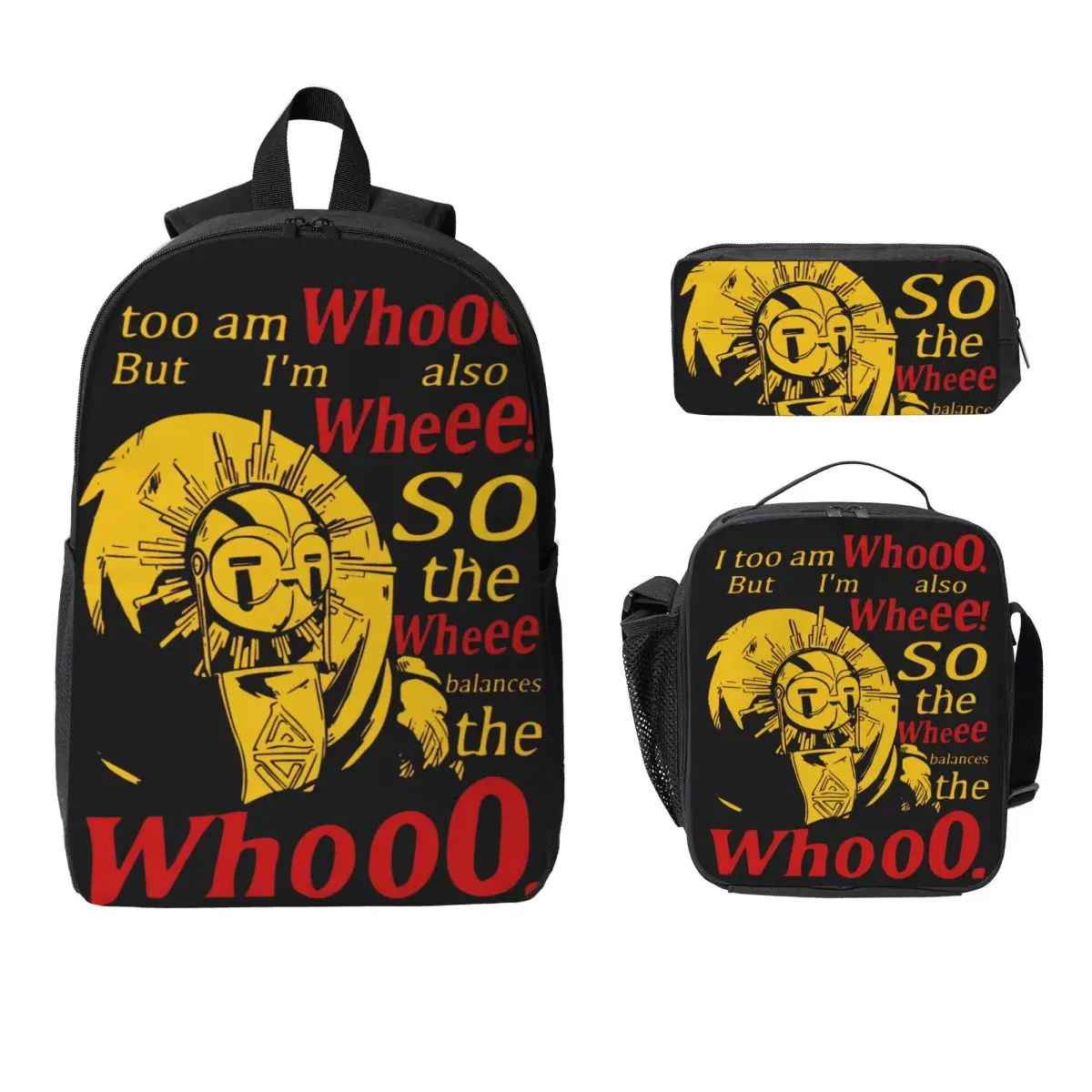 

Набор из 3 предметов Clair Obscur-Expedition 33: рюкзак, пенал и сумка для обеда для мальчиков и девочек, школьный набор для учеников