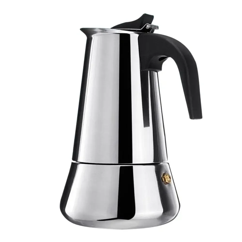 Stainless Steel Coffee Maker Coffee Pot Moka Pot Geyser Coffee Makers Kettle Coffee Brewer Latte Percolator Stove Coffee Tools